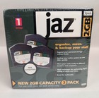 Iomega Jaz 2gb Disk 10597 Media 3-pack New