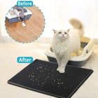 Kitty Cat Litter Mat Trapping Honeycomb Double Layer Design Waterproof 24x15  