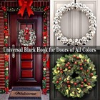 Over The Door Wreath Hanger Steel 15 Pack Heavy Duty Hooks For Indoor Outdoor
