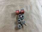 Vintage Steel Pool Cue Tip Setting Tool With Miscellaneous Parts  Tips  Etc