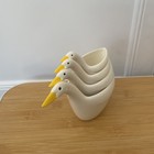 Vintage Nesting Stacking Geese Goose Duck Measuring Cups Set Of 4  Kitchenware