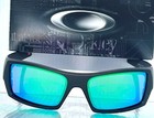 New Oakley Gascan Matte Black Polarized Galaxy Jade Lens Sunglass 9014