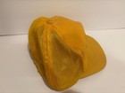 Vintage Schlitz Beer Yellow Mesh Snapback Cap - Used