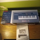 Casio Sk-1 Portable 32 Key Sampling Keyboard Tested Working With Box