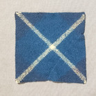 Ww1 Ww2 Original Gordon Highlanders Tartan Badge Backing Flash Patch