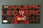 Charles Leclerc Signed Autographed Ferrari Formula 1 F1 Jsa Coa 2x8 Photo Card 