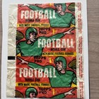 1960 Football 1   Wax Pack Repeat Wrapper Forrest Gregg Rc Rookie Rare Mint