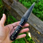Handmade D2 Steel Blade V42 Military Hunting Double-edged Dagger Knife Stiletto