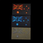  Ir Reflective Australia New Zealand Flag Hook Loop Patch Emblem Fastener Badge