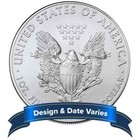 Lot Of 2 - American Eagles 1 Oz  999 Fine Silver Random Year Bu - Sigma Verified