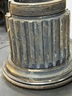 Vintage 12 5 8  Cast Iron Gear Steampunk Industrial Cog Farm Wheel Table Base