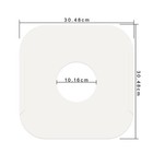12 Inches Vinyl Record Inner Paper Sleeves - 100g Anti-static White Kraft Paper