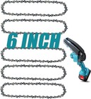 5 Pack 6 In Chainsaw Chain Replacement For Cordless Electric Mini Chainsaw Wood