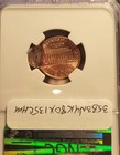 1999 1c Double Struck 2nd Off Center Mint Error Ngc Mint State 64 Rd