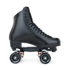 Riedell Quad Roller Skates - 120 Uptown Leather  black  Select Your Size
