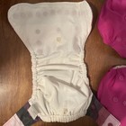 Grovia One Size Fits Most Cloth Covers Pink purple Multicolor Snaps