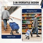 New 3in1 Stair Climbing Hand Truck 330lbs Heavy Duty Folding Dolly Cart Warehous