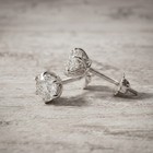 2 00 Ct Round Cut Natural Diamond 18k Solid White Gold Birthday Gift Stud
