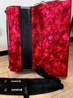 Hohner Bravo Iii 80 Piano Accordion Red 37 Keys 80 Bass W  Soft Case Japan