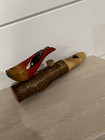 Antique Vintage Wooden Hand Carved Bird Whistle Made In Switzerland Wood Craft