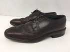 Vintage Mens Freeman Freeflex Brown Leather Wingtip Oxford Dress Shoes 9 5e Euc