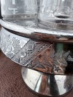 Antique Condiment Castor Set On Revolving Stand With Servant Bell Ca  1880-1898