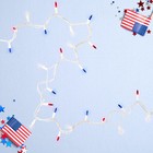 Northlight 100-count Red White Blue 4th Of July Mini Light Set 20ft White Wire