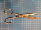 Vintage Singer 508 Sewing Scissors Shears 8 Inch Chrome Fabric Tailor Tool