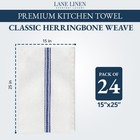 Kitchen Towel Set -  Natural Cotton Absorbent Dish Towels