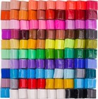 100pcs Polymer Clay Value Pack  82 Colors  Small Blocks Starter Kit  Oven Bake