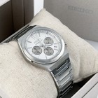 Seiko Essentials 8t63-40 Men s White Dial Silver Steel Quartz Watch 40mm Ssb451
