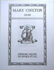 Circa 1915 Towle     Mary Chilton     Sterling Catalog 32 Pps  bound photocopy 
