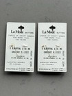 La Mode Buttons 603 Brown Bear Eyes   Nose Lot Of 2 Doll Craft Accessories Japan