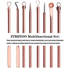 Blackhead Remover Pimple Comedone Extractor Tool Kit Acne Treatment With Case