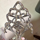 Vintage Pair Of Cast Iron Wall Sconces  Candle Holders 16 Inches Heavy 