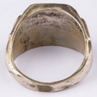 Pilots Ring 1914 Fighter Airplane 1917 Biplane Air Force Army Signet Size 11 Art