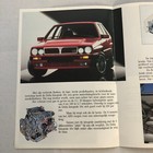 Lancia Delta Car Sales Brochure Catalog German Hf Turbo Delta Integrale Gti
