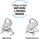 Graco Soothe  n Sway Lx Baby Swing With Portable Bouncer
