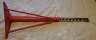 Steel Red Childrens Table Legs Set Of 4  14  - 21  Adjustable  Very Light Rust
