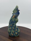 Rosemeade Pottery Peacock Bud Vase North Dakota Htf