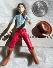 Schleich Horse Rider Cowgirl Jointed Person Brunette Girl   Cowboy Hat