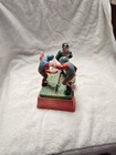 Vintage Cast Iron Mechanical Bank-calamity Rugby Football Coin Bank  