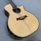 Hollow Body 914 Acoustic Electric Guitar Ebony Fingerboard Solid Spruce Top