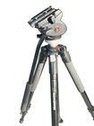 Manfrotto 190xb Tripod With 701hdv Micro Fluid Video Head  Plates   Bag