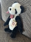 Boyds Bears Domino Panda Bear Plush 12  Jointed With Bow Tie 57004-07 Stuffed