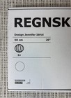 New Ikea Regnskur 20    Round White Pendant Lamp Shade Shade Only
