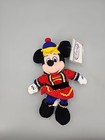 Disney Store Plush Bean Bag Mickey Mouse Christmas Nutcracker 11 
