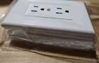 5 Pack - Hubbell Taymac Masque  Decorator Cover Wall Plate - White Mw2500w