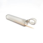 Portable Toothpick Holder Transparent Plastic Toothpick Box Cigarette Holder_w