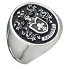 Men s Ramirez Family Crest Ring Stainless Steel Signet Coat Of Arms Jewelry Gift